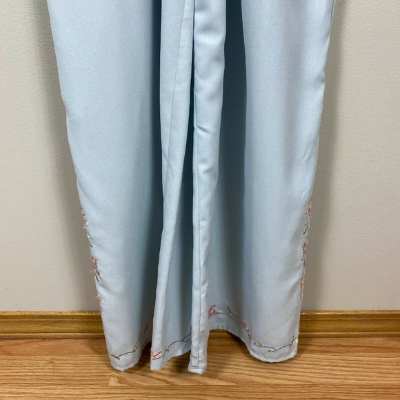 ASOS Gray Jumpsuit with Pink Floral Design - Picture 6 of 12